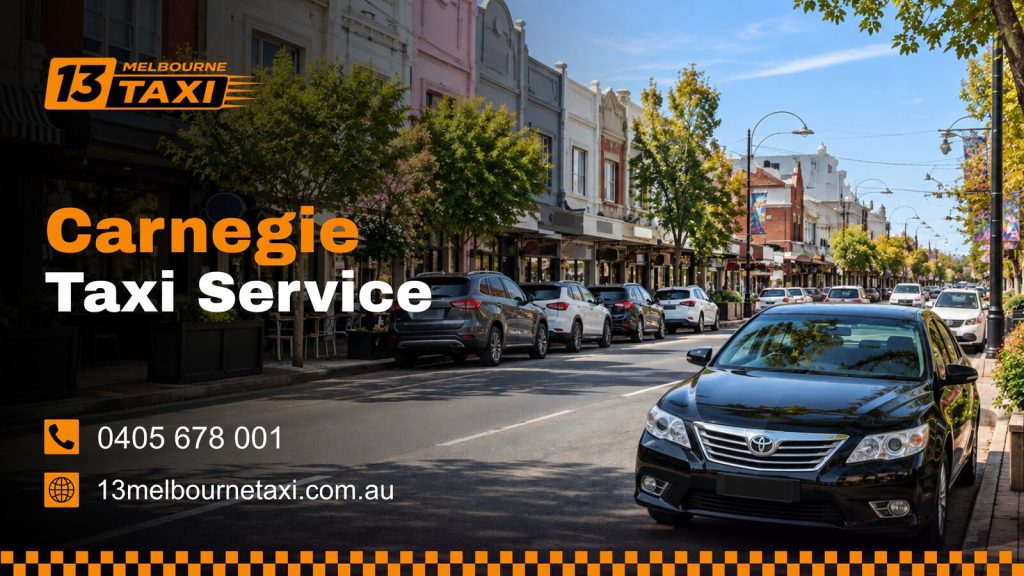 Taxi service in Carnegie