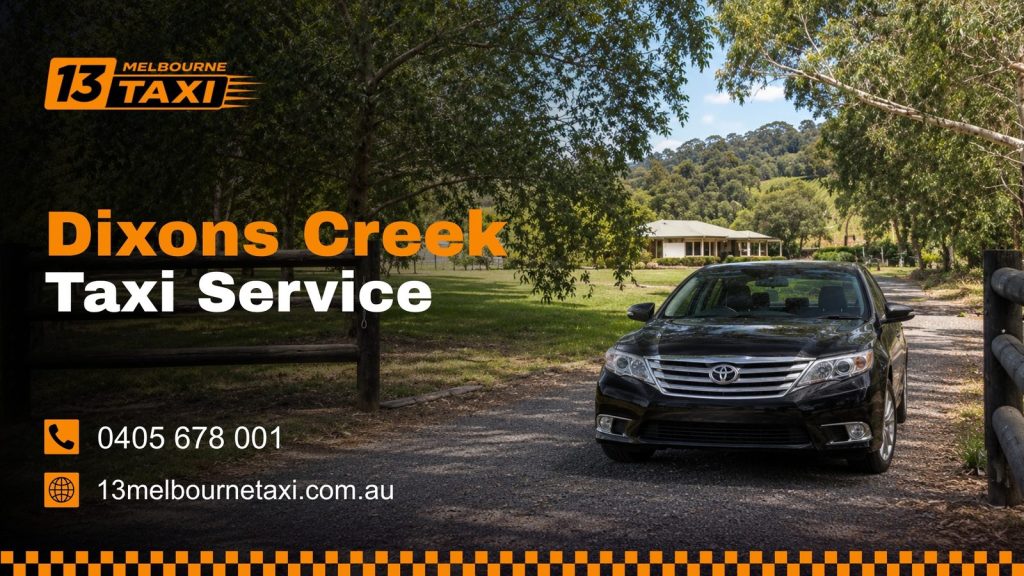 Taxi service in Dixons Creek
