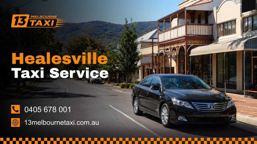 Taxi service in Healesville